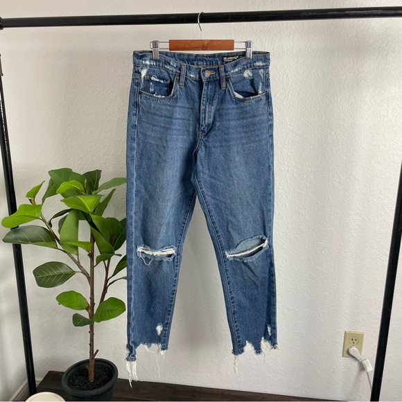 Blank NYC The Straight Up Distressed Knee and Ankles Jeans Size 27 - Picture 2 of 12